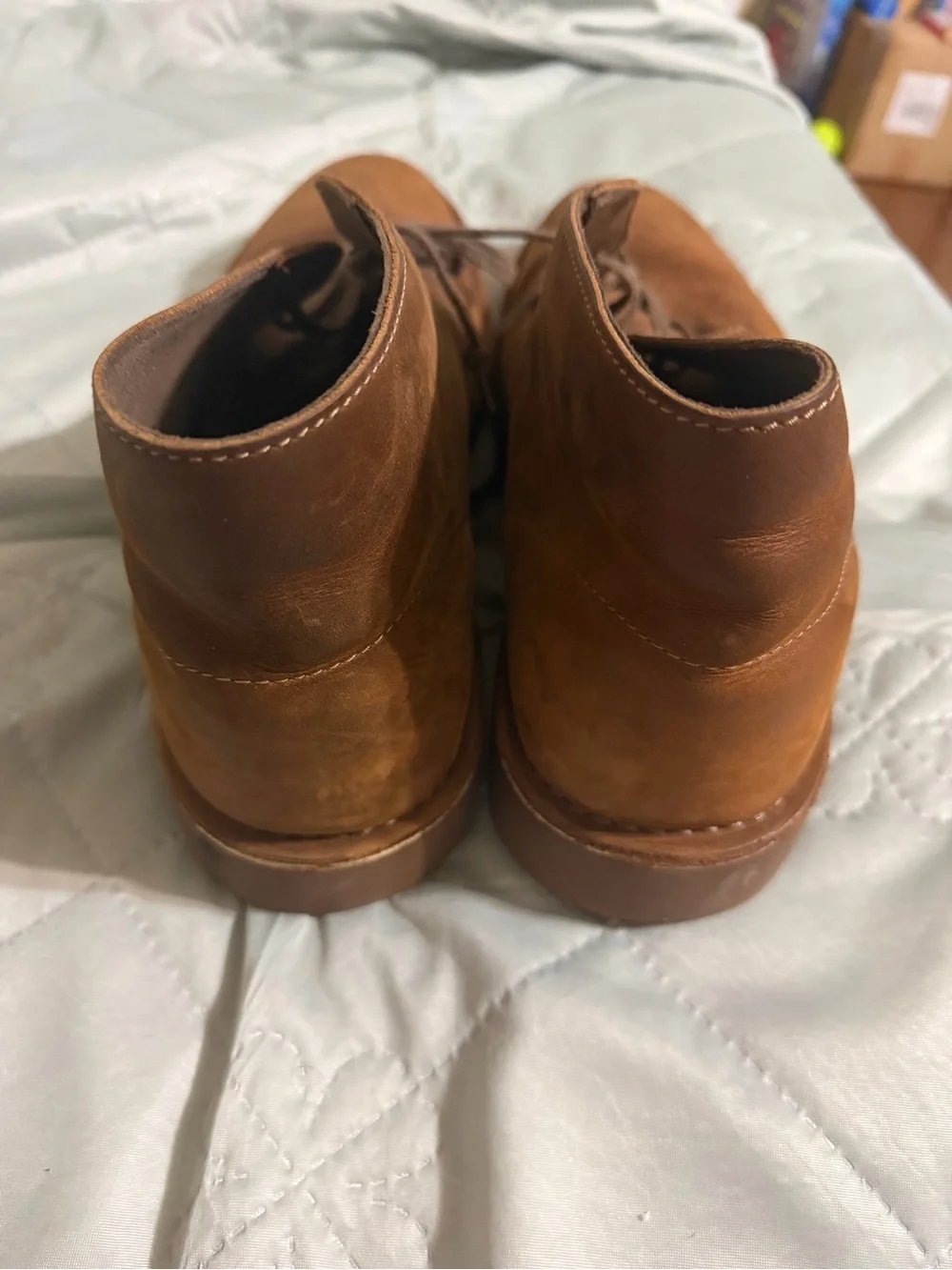 Clarke’s Men's Brown Leather Chukka Boots size 13